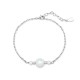 Una Pearl Silver Bracelet