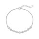 Nattie Zircon Silver Bracelet