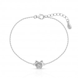 Nocturne Zircon Silver Bracelet