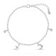 Eclipse Zircon Silver Bracelet