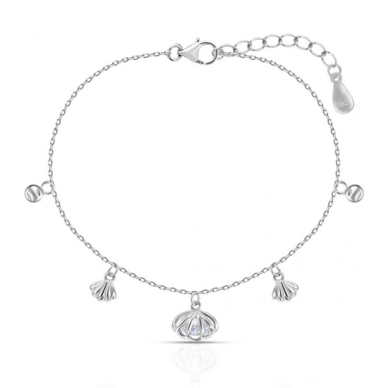 Marina Zircon Silver Bracelet