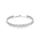 Braided Chain Silver Bracelet