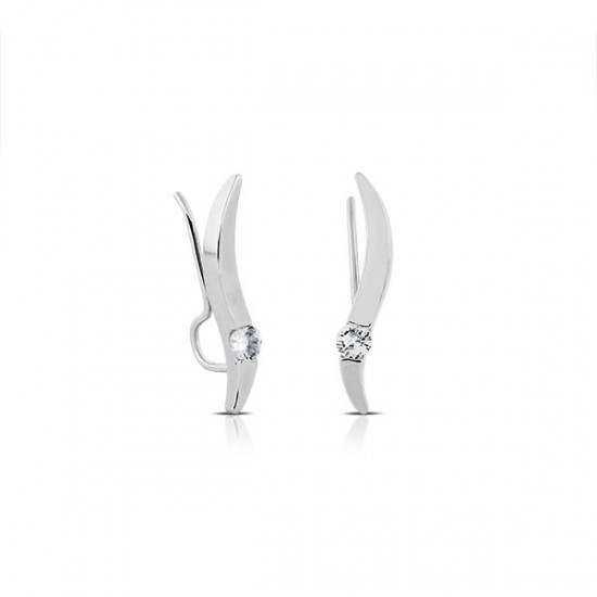Shinny Wave Silver Earcuffs Shinny Wave Silver Earcuffs