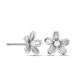 Fleur Pearl Silver Earrings
