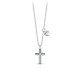 Cruz Mother Of Pearl Silver Necklace Cruz Mother Of Pearl Silver Necklace