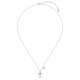 Cruz Mother Of Pearl Silver Necklace Cruz Mother Of Pearl Silver Necklace