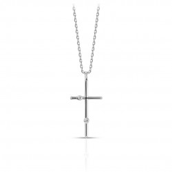 Croix Silver Necklace