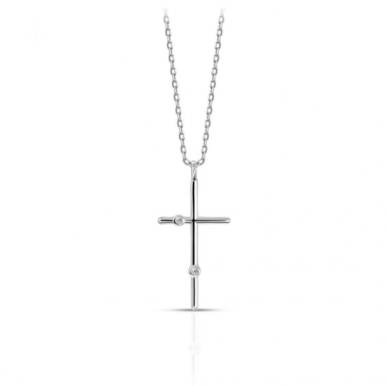 Croix Silver Necklace